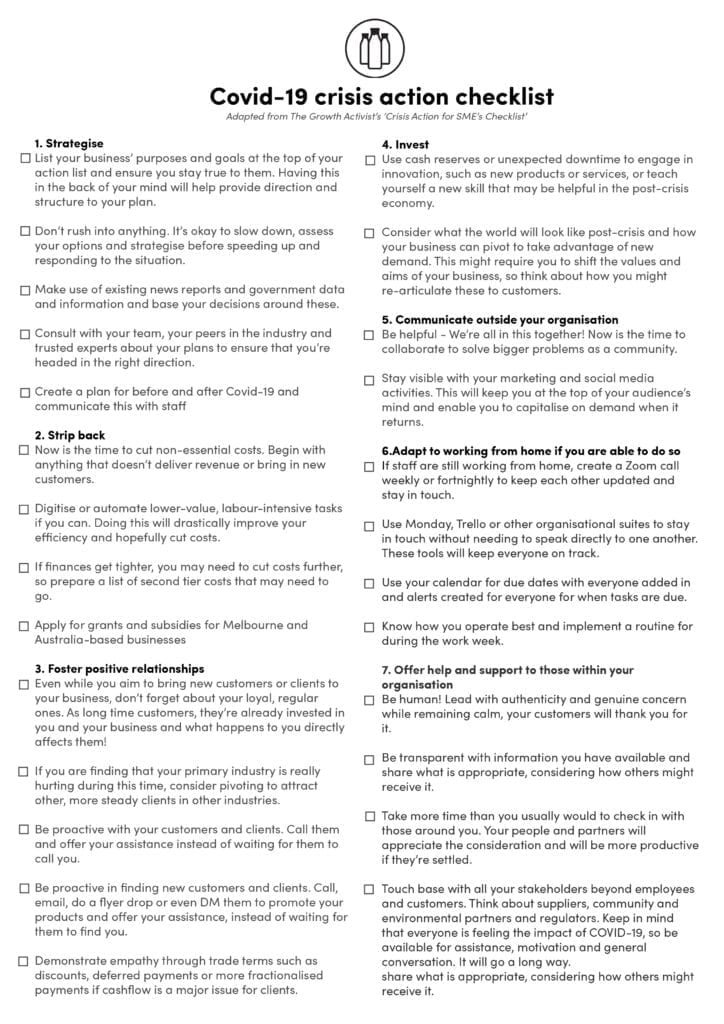 Business Covid Checklist